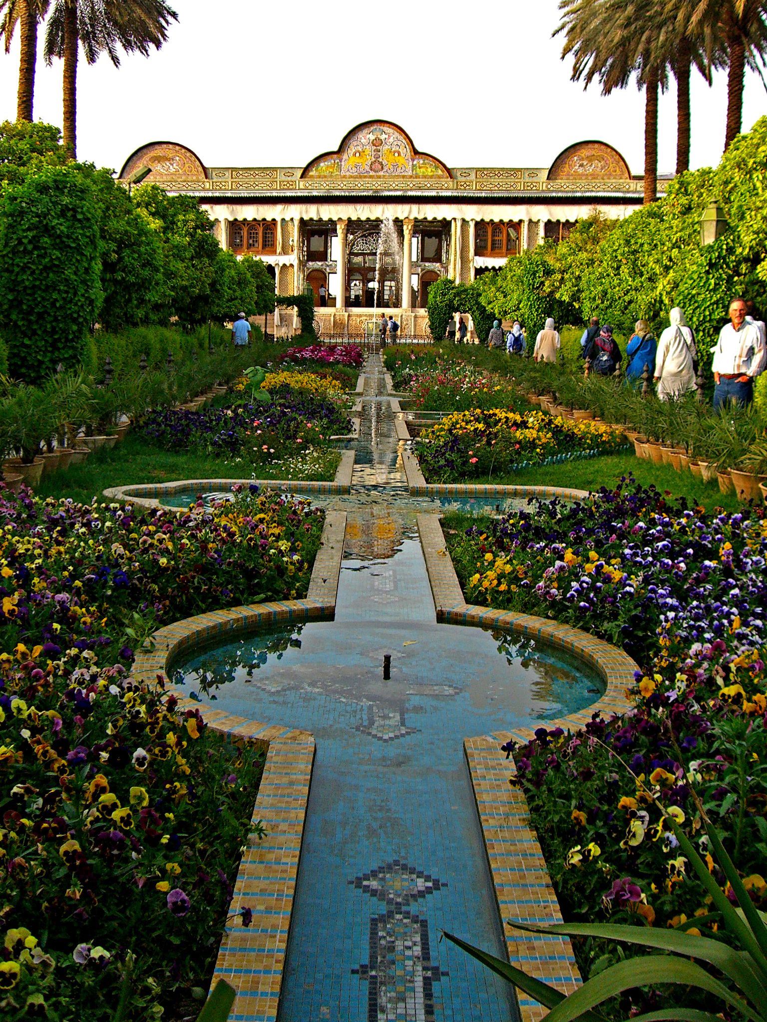 The gardens of Shiraz, Iran
